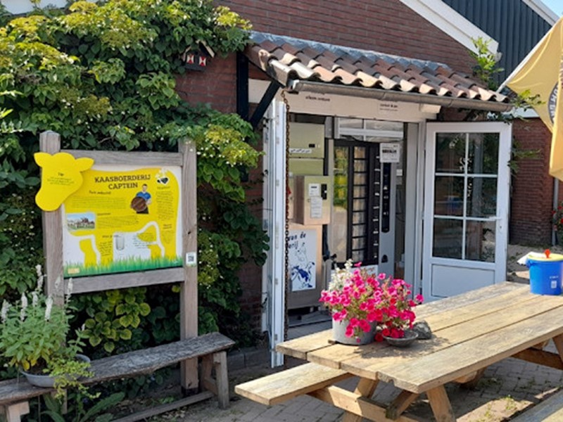 zuivelwinkel op boerderij